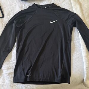 Nike Men's Black Dri-FIT Rash Guard
